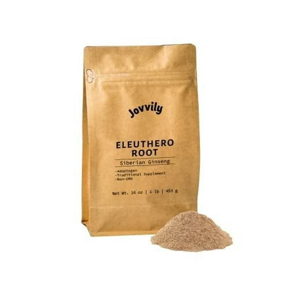 Jovvily Eleuthero Root Extract Powder - 1lb - Siberian Ginseng - Single Ingredient