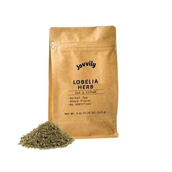 Jovvily Lobelia Herb - 4 oz - Cut & Sifted - Herbal Tea