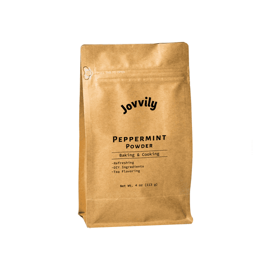 Jovvily Peppermint Powder - 4oz - Refreshing - Cool Taste - Delicious Ingredients