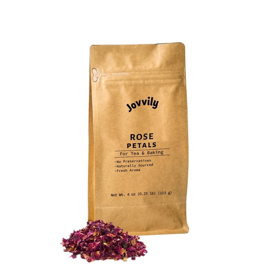 Jovvily Rose Petals - 4oz - Edible - Fresh Aroma