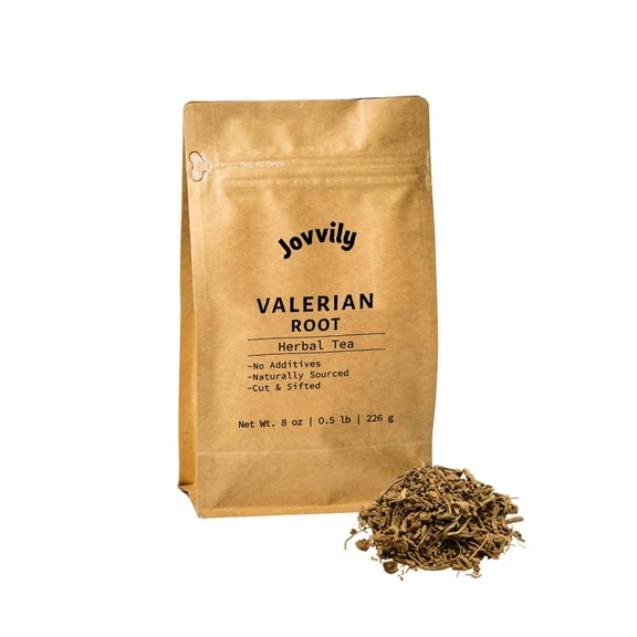 Jovvily Valerian Root - 8 oz - Cut & Sifted - Herbal Tea - No Fillers Or Additives