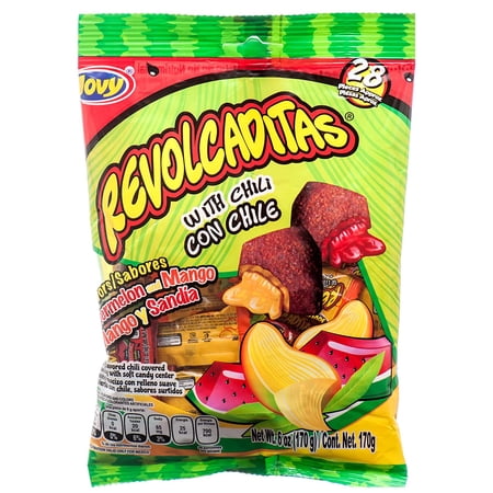 Jovy Revolcaditas Sandia y Mango Flavor Mexican Candy (24 x 6 oz. Bags)