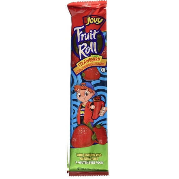 Jovy Strawberry Flavor Fruit Roll 0.75 oz (Pack of 48)