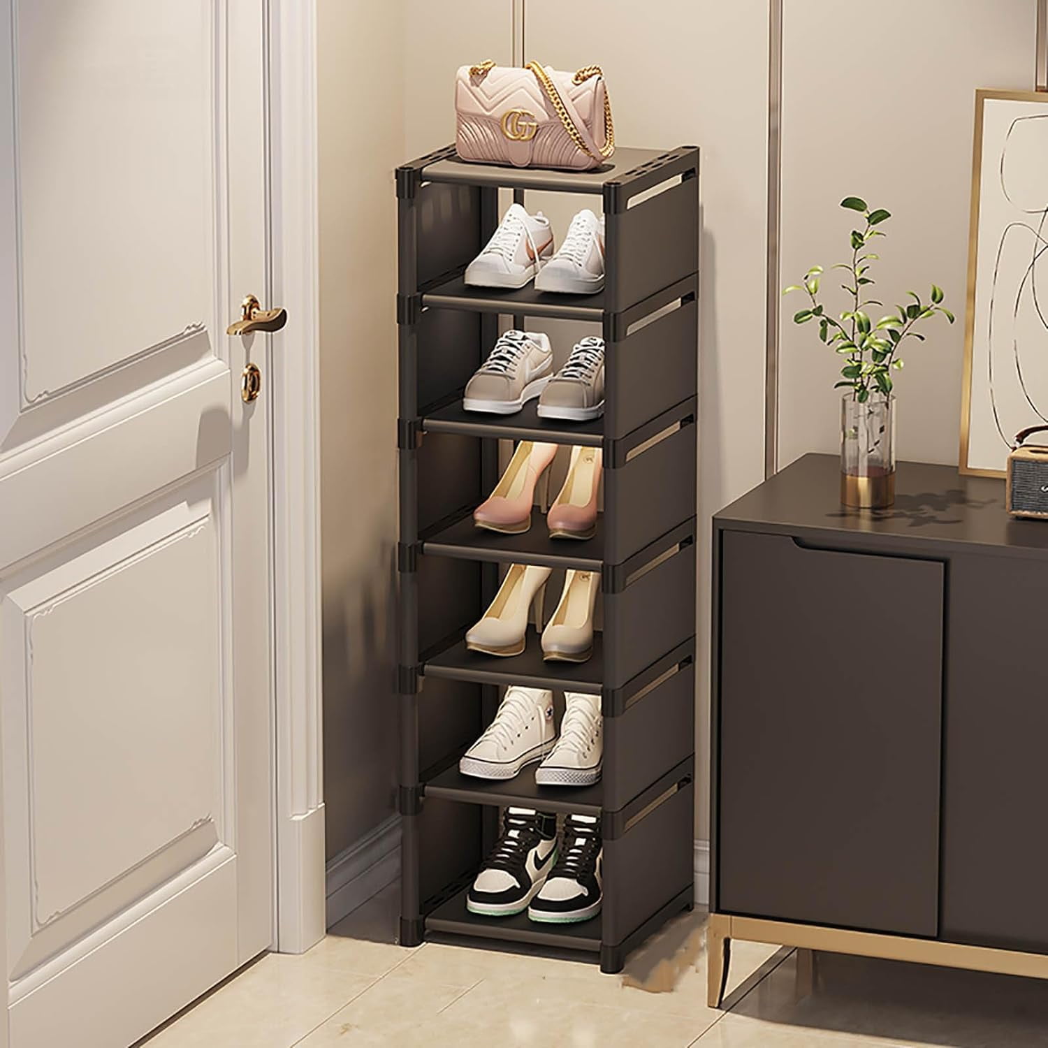 Thin Vertical Shoe Rack