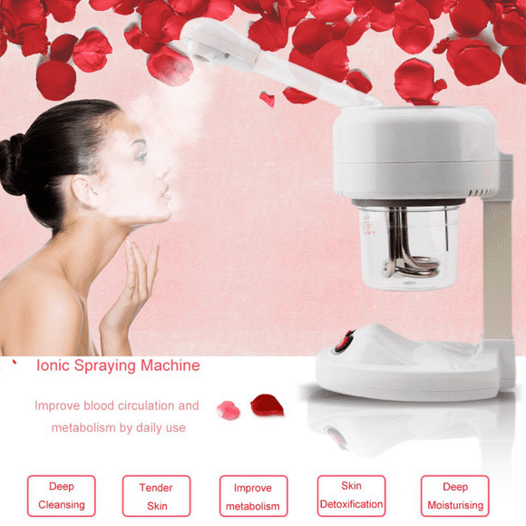 Jowenia Portable Tabletop Facial Steamer - Hydrating Hot Mist Face Steamer for Home and Salon Use, Ideal for Moisturizing and Deep Cleaning, 110V