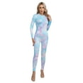 thumbnail image 1 of Jowowha Women Adult One Piece Mermaid Cosplay Long Jumpsuit Halloween Party Dress Up Long Bodysuit Type E M, 1 of 6
