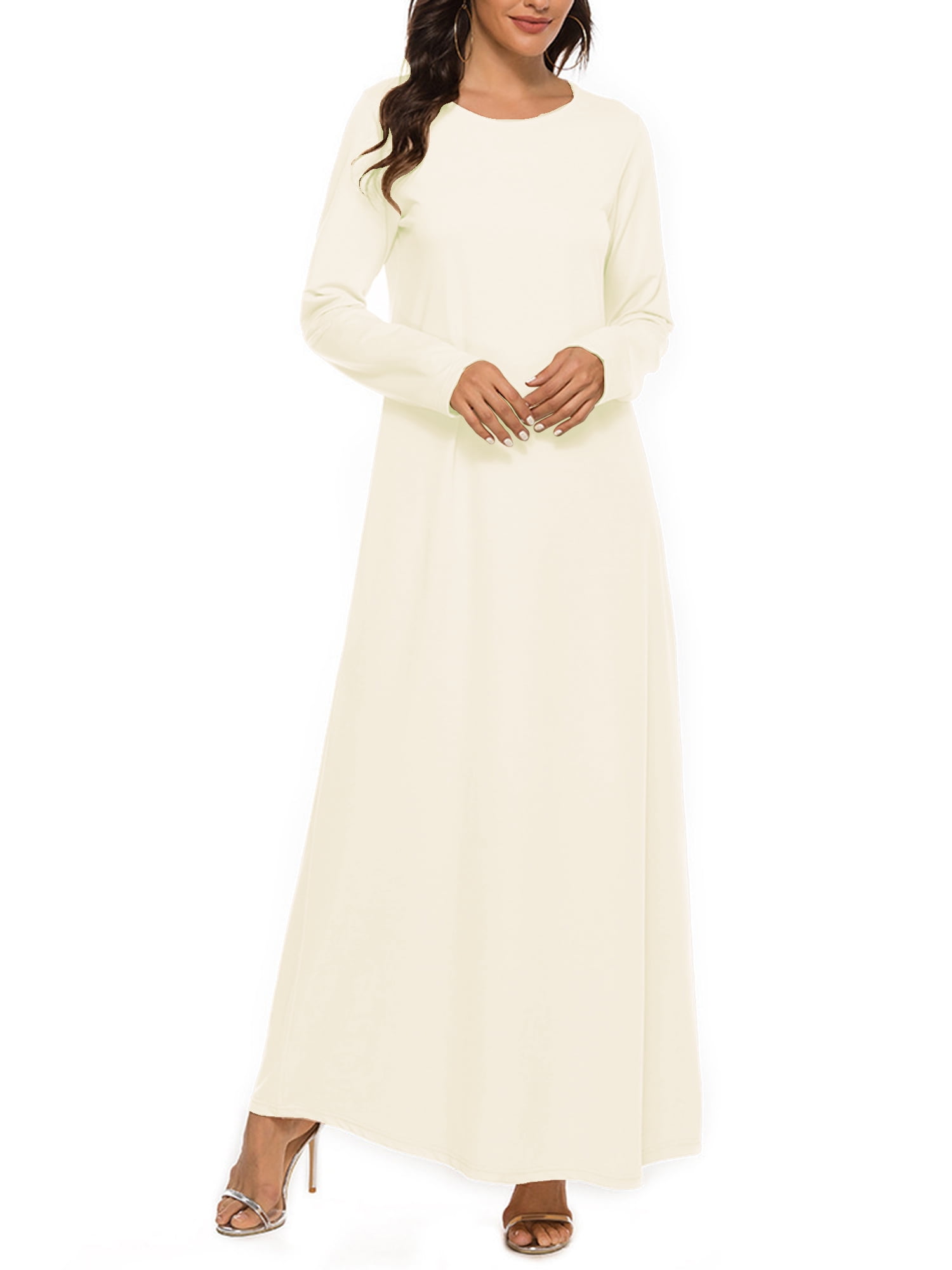 Jowowha Women Islamic Muslim Dresses Long Sleeve Maxi Saudi Arabia Middle East Loose Fit Robe Dress Nude S-M - Walmart.com Jowowha Women Islamic Muslim Dresses Long Sleeve Maxi Saudi Arabia Middle East Loose Fit Robe Dress Nude S-M - Walmart.com