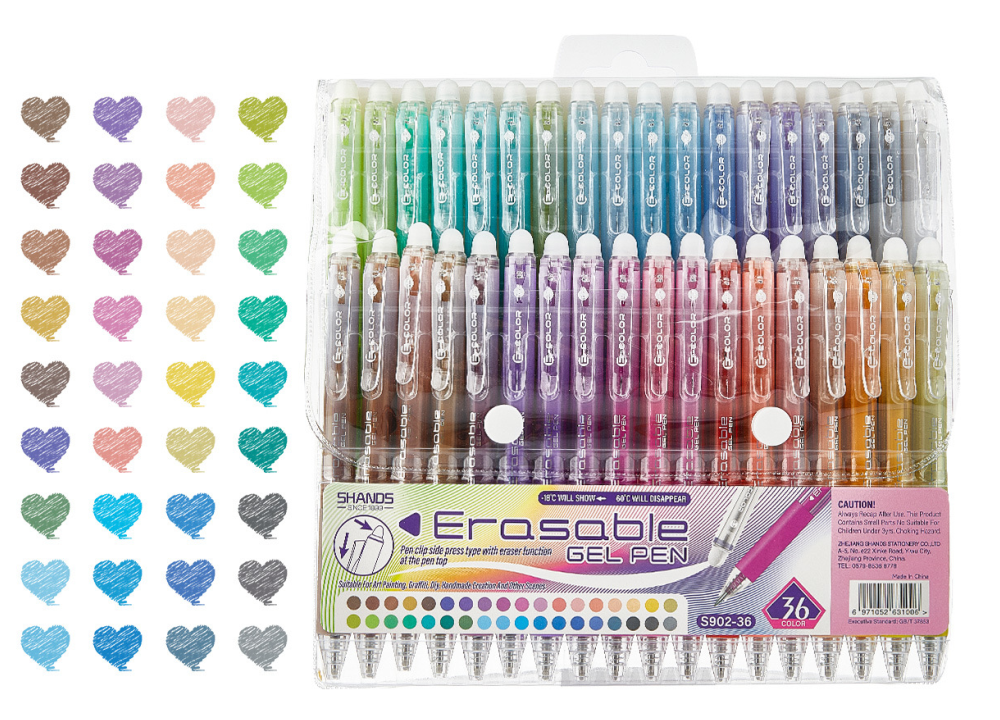 Joxop Quick Dry Gel Pens, Joxop Pens Gel, Unanimousagree/Repertoireof/Upliftjoys Multi-Color Erasable Gel Pens, 0.7mm 12/24/36 Pcs Quick-Dry Ink (36 colors)