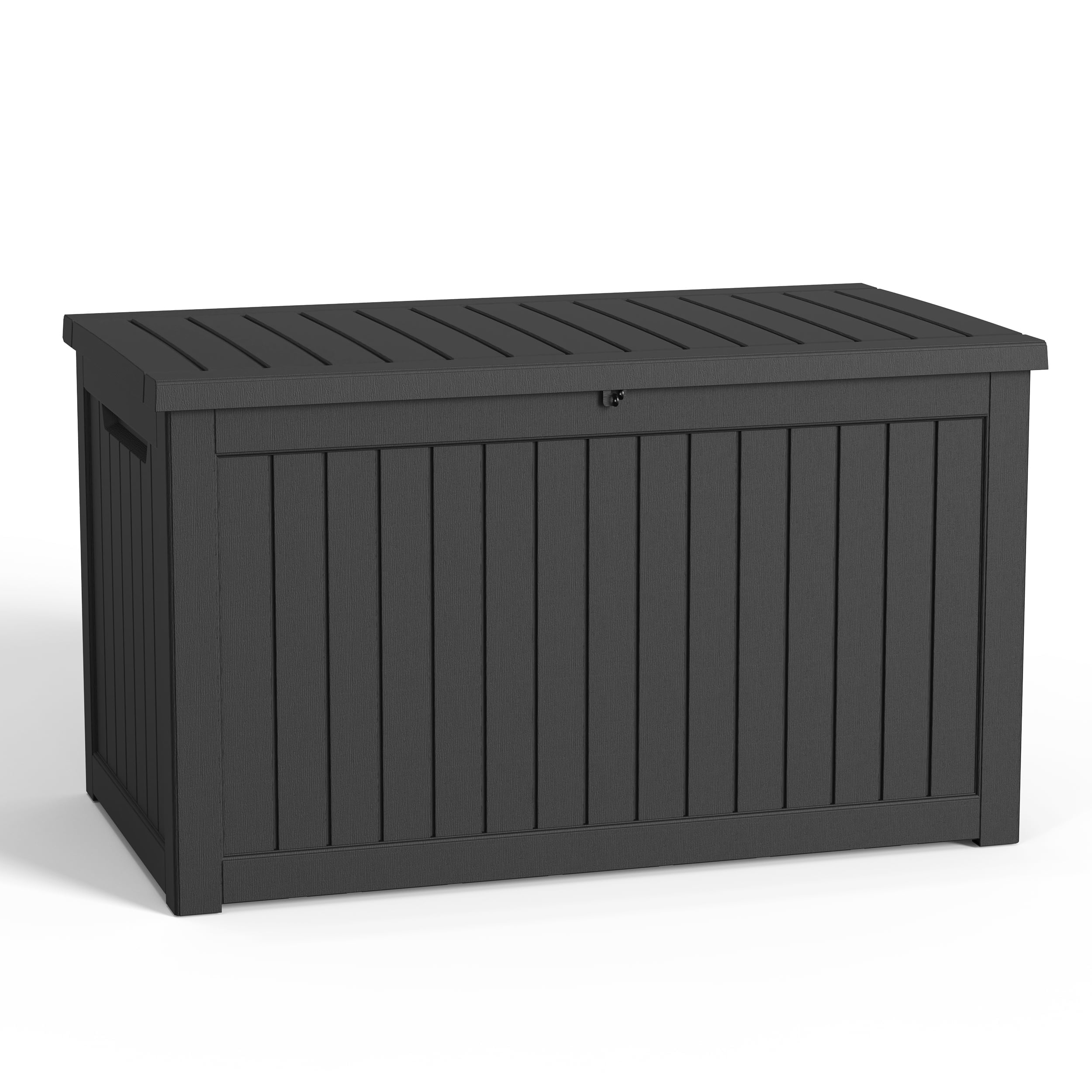 Joxxoaa 230 Gallon Waterproof Outdoor Storage Box,Resin Deck Box ...