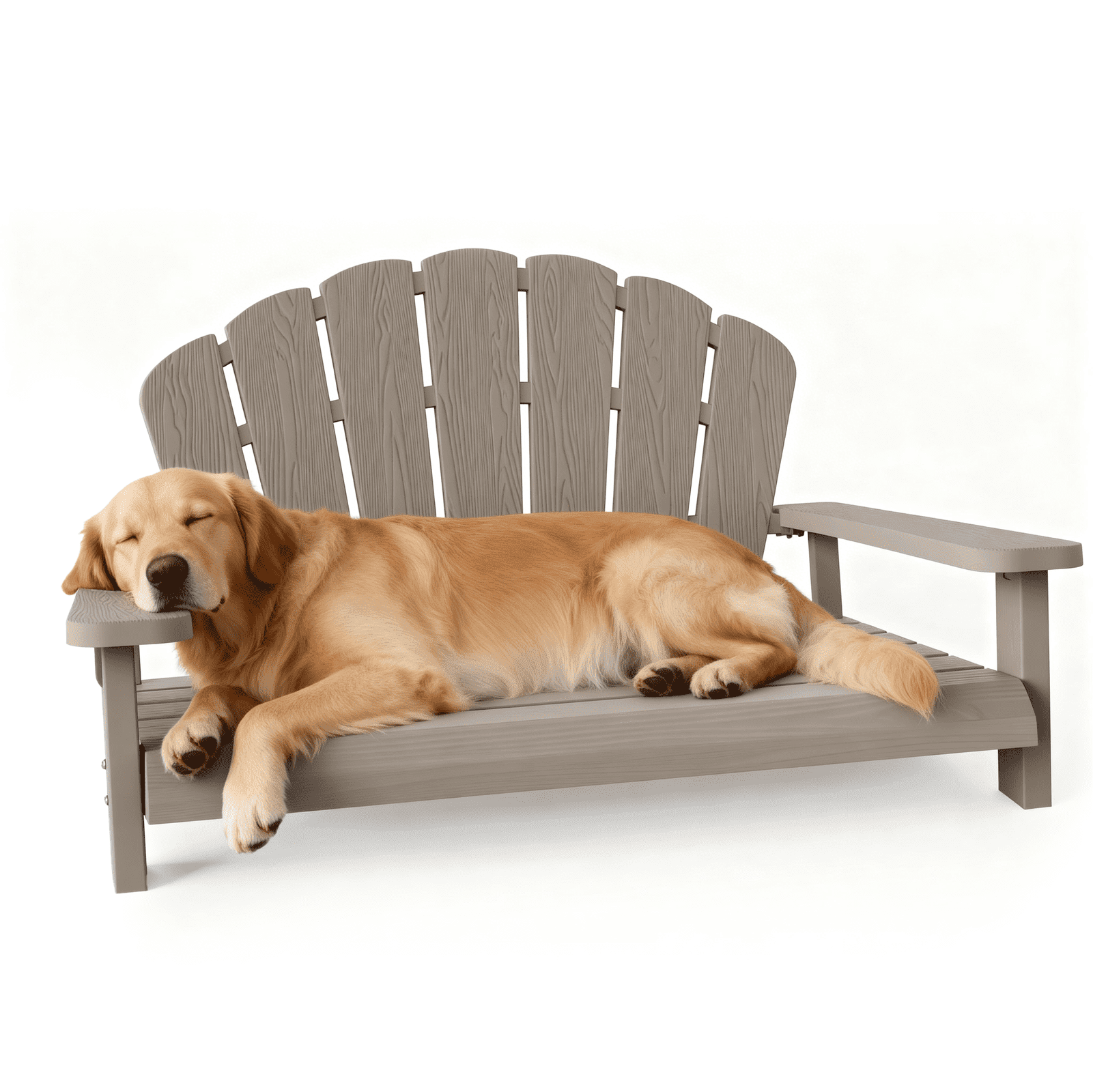 Joxxoaa Resin pet bed/chair, waterproof, sunproof, scratch and bite resistant, suitable for outdoor gardens, patios, bedrooms, living rooms, cats, dogs, and rabbits.