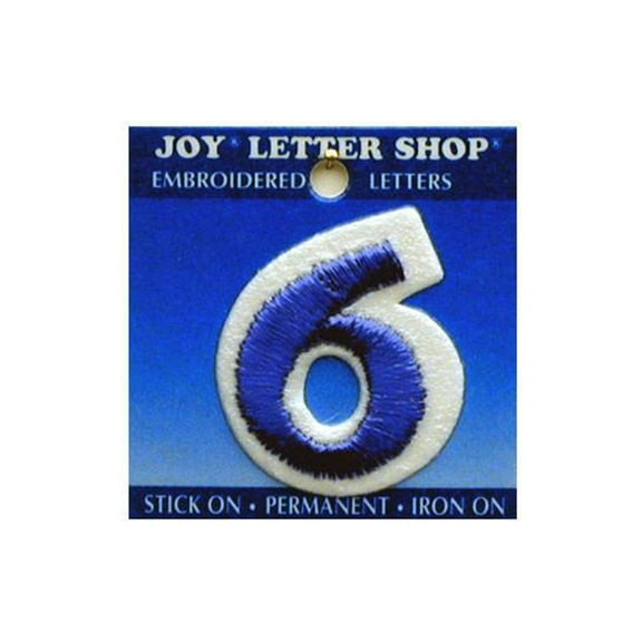 Joy Applique Letter Iron On Cooper 1.5" Blue 6