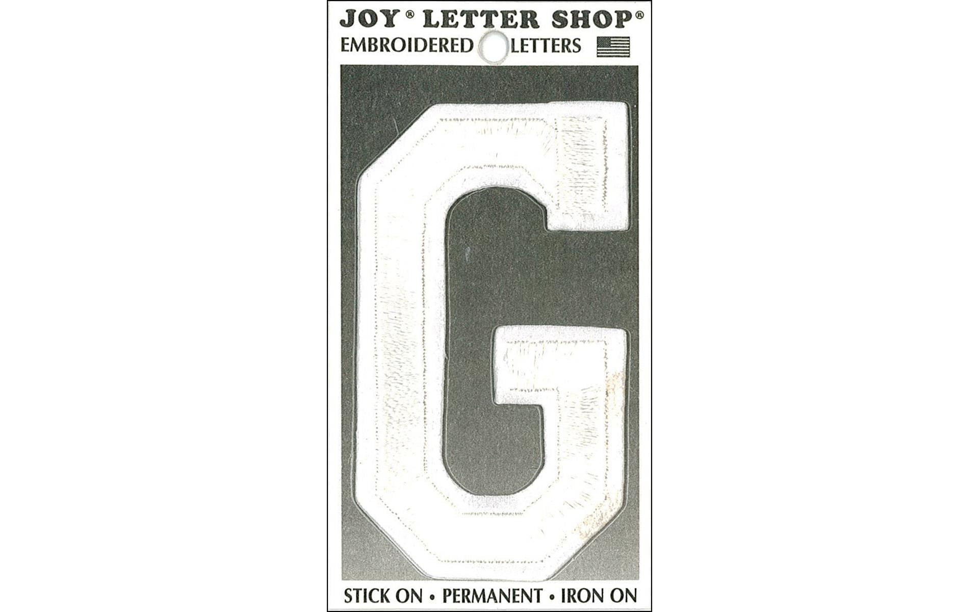 Joy Applique Letter Iron On Cooper 1.5 Red O