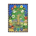 thumbnail image 1 of Joy Carpets 1448D Tree of Life 7 ft.8 in. x 10 ft.9 in.  WearOn Nylon Machine Tufted- Cut Pile Educational Rug, 1 of 1