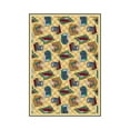 thumbnail image 1 of Fabulous Fifties 7'8" x 10'9" Area Rug In Color Gold, 1 of 2