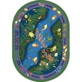 thumbnail image 1 of Joy Carpets Joy Carpet You Can Find Multi 5'4" x 7'8" Oval, 1 of 2