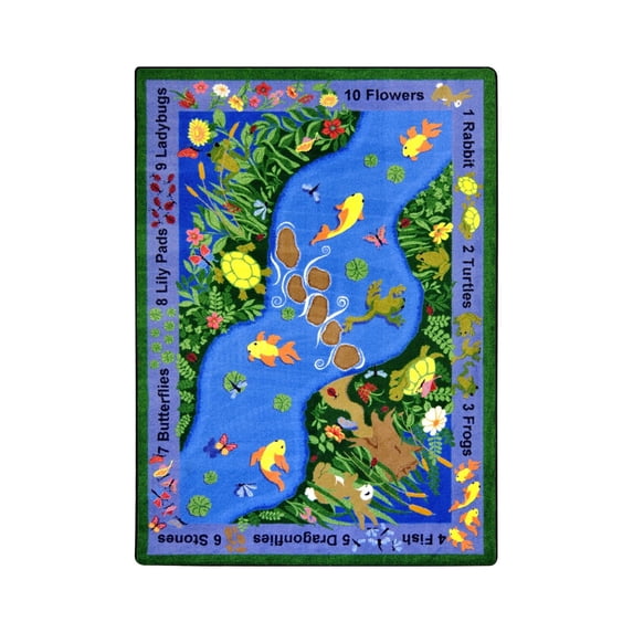 You Can Find 7'8" x 10'9" area rug in color Multi