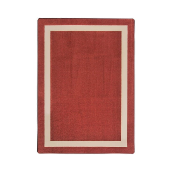 Portrait 5'4" x 7'8" Area Rug In Color Wine-Color:Wine,Material:Nylon