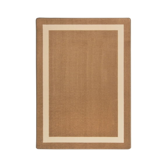 Portrait 5'4" x 7'8" Area Rug In Color Mocha-Color:Mocha,Material:Nylon