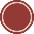 thumbnail image 1 of Joy Carpets Kid Essentials Portrait 5'4" Round Area Rug in Color Wine, 1 of 1