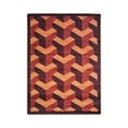 thumbnail image 1 of Rooftop 3'10" x 5'4" Area Rug In Color Burgundy, 1 of 2