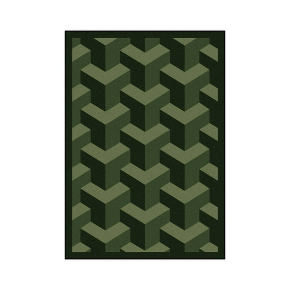 Rooftop 3'10" x 5'4" Area Rug In Color Black