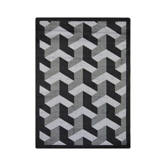 Rooftop 7'8" x 10'9" Area Rug In Color Emerald