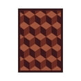 thumbnail image 1 of Joy Carpets 1508B-06 Highrise Burgundy 3 ft.10 in. x 5 ft.4 in.  WearOn Nylon Machine Tufted- Cut Pile Whimsy Rug, 1 of 2