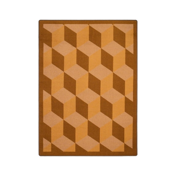 Highrise 5'4" x 7'8" Area Rug In Color Wheat