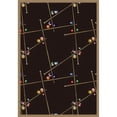 thumbnail image 1 of Joy Carpets 1510D-05 Snookered Chocolate 7 ft.8 in. x 10 ft.9 in.  WearOn Nylon Machine Tufted- Cut Pile Gaming and Entertainment Rug, 1 of 3