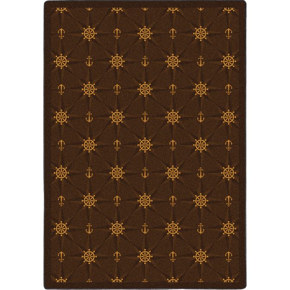 Joy Carpets Joy Carpet Mariner'S Tale Chocolate 5'4" x 7'8"