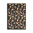 thumbnail image 1 of Games People Play - Gaming & Sports Area Rugs Retro Bowl, 5'4" x 7'8", Midnight, 1 of 3