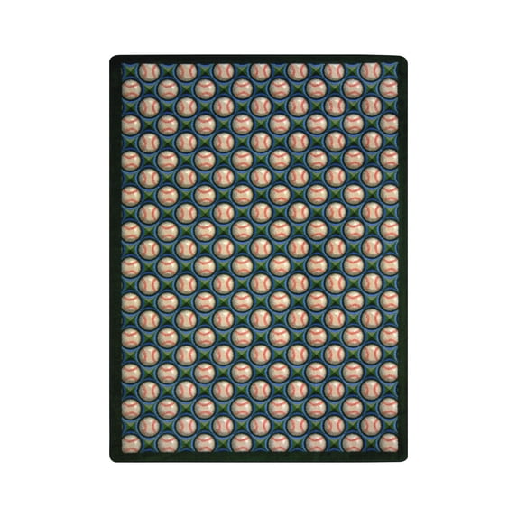Bases Loaded 3'10" x 5'4" Area Rug In Color Spring Training