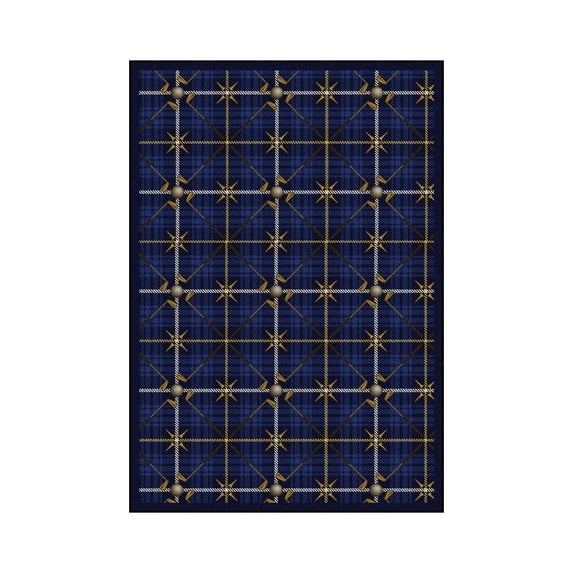 Saint Andrews 5'4" x 7'8" Area Rug In Color Seaside Blue