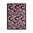 thumbnail image 1 of Kaleidoscope - Whimsical Area Rugs Funky Camo, 7'8" x 10'9", Pink, 1 of 3