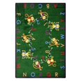 thumbnail image 1 of Joy Carpets 1534-02 Monkey Business Educational Rug 7-ft 8-in 10-ft 9-in Oval, 1 of 2