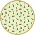 thumbnail image 1 of Joy Carpets 1536E-02 Awesome Blossom Soft 7 ft.7 in. Round  WearOn Nylon Machine Tufted- Cut Pile Just for Kids Rug, 1 of 2