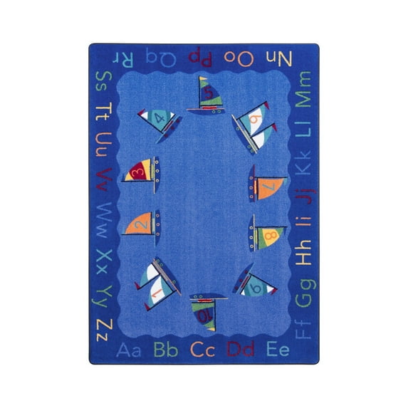 Kid Essentials - Early Childhood Smooth Sailing, 5'4" x 7'8", Multicolored