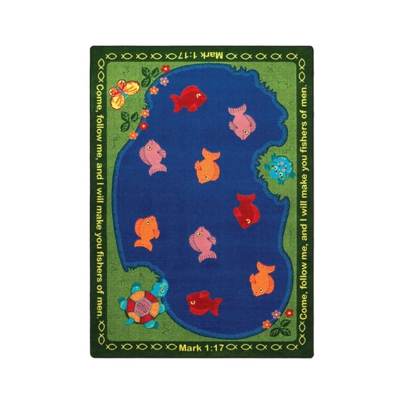 Fishers of Men 7'8" x 10'9" Area Rug In Color Multi