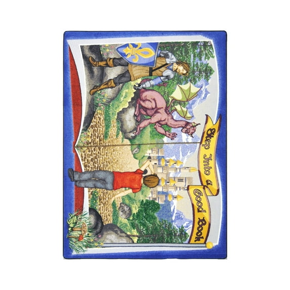 Kid Essentials - Language & Literacy Step Into A Good Book, 7'8" x 10'9", Multicolored