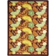 thumbnail image 1 of Pacific Rim 3'10" x 5'4" Area Rug In Color Rust, 1 of 2