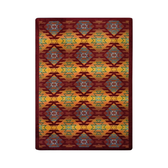 Canyon Ridge 5'4" x 7'8" Area Rug In Color Mesa Sunset