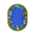 thumbnail image 1 of Jungle Friends 7'8" x 10'9" Oval Area Rug In Color Multi, 1 of 2