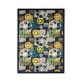 thumbnail image 1 of Any Day Matinee - Theater Area Rugs Blockbuster, 5'4" x 7'8", Navy, 1 of 2