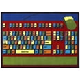 thumbnail image 1 of Joy Carpets Kid Essentials Early Childhood Keyboard Connection Rug, Multicolored, 5'4" x 7'8", 1 of 2