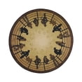 thumbnail image 1 of Breaking Horses 5'4" Round Area Rug In Color Multi, 1 of 1