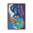 thumbnail image 1 of Joy Carpet Kid Essentials Language and Literacy Books Can Take You Anywhere Rug Rectangle Sky Blue 7'8" x 10'9", 1 of 1