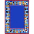 thumbnail image 1 of Joy Carpets Kid Essentials Children of Many Cultures 5'4" x 7'8" Area Rug in Color Multi, 1 of 2