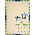 thumbnail image 1 of Joy Carpets 1638C 5 ft. 4 in. x 7 ft. 8 in. Sea Turtle Cove Rectangle Area Rug  Multi Color, 1 of 1