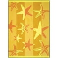 thumbnail image 1 of Joy Carpets 1643C 5 ft. 4 in. x 7 ft. 8 in. Starfish Rectangle Area Rug  Multi Color, 1 of 1