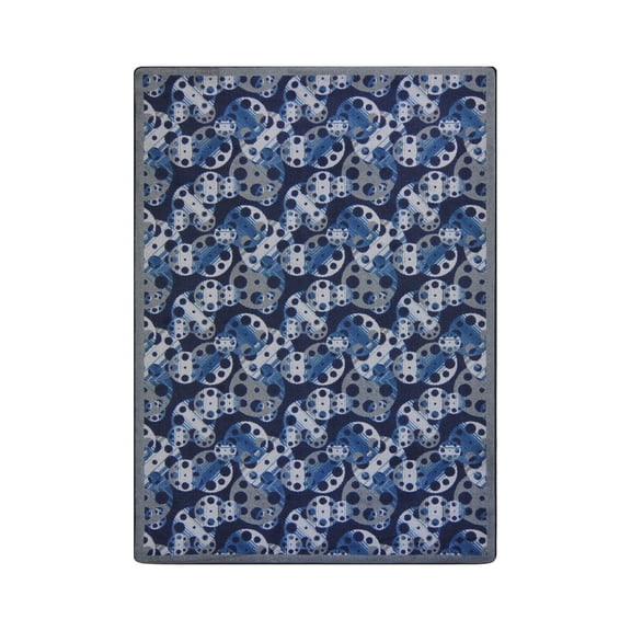 Reeling 7'8" x 10'9" Area Rug In Color Slate